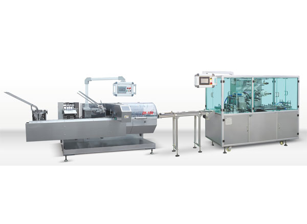 ZH-100自動裝盒機+三維包裝生產(chǎn)線